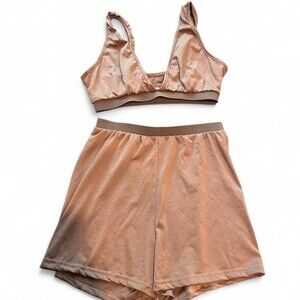 NWOT Small Brown Soft Stretchy Lounge Set